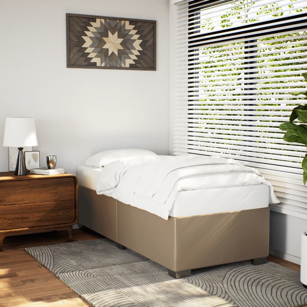 Cadru de pat, cappuccino, 80x200 cm, piele ecologică GartenMobel Dekor