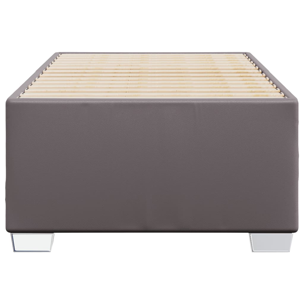 Cadru de pat, gri, 80x200 cm, piele ecologică GartenMobel Dekor