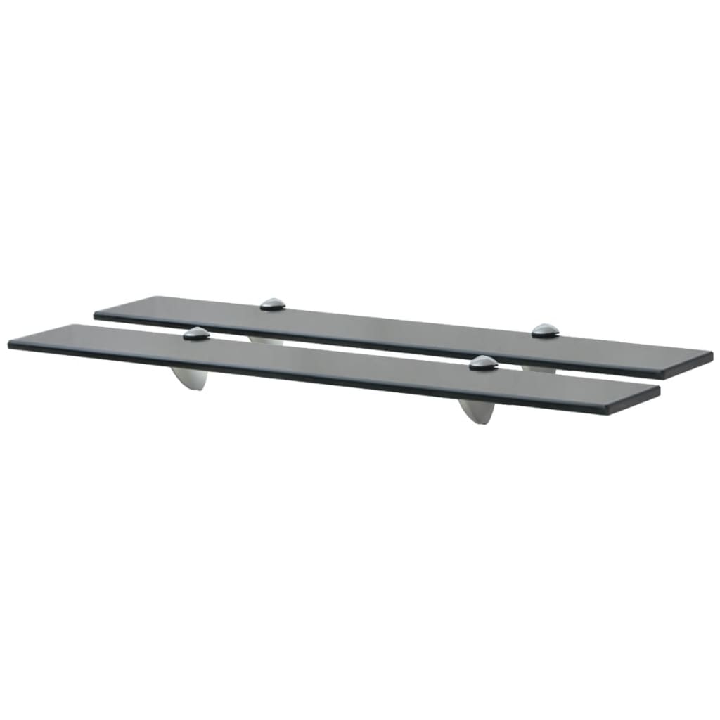Rafturi suspendate, 2 buc., 70 x 10 cm, sticlă, 8 mm GartenMobel Dekor