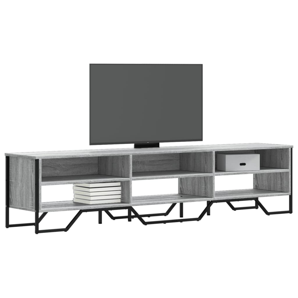 Dulap TV, gri sonoma, 180x34x41 cm, lemn prelucrat GartenMobel Dekor