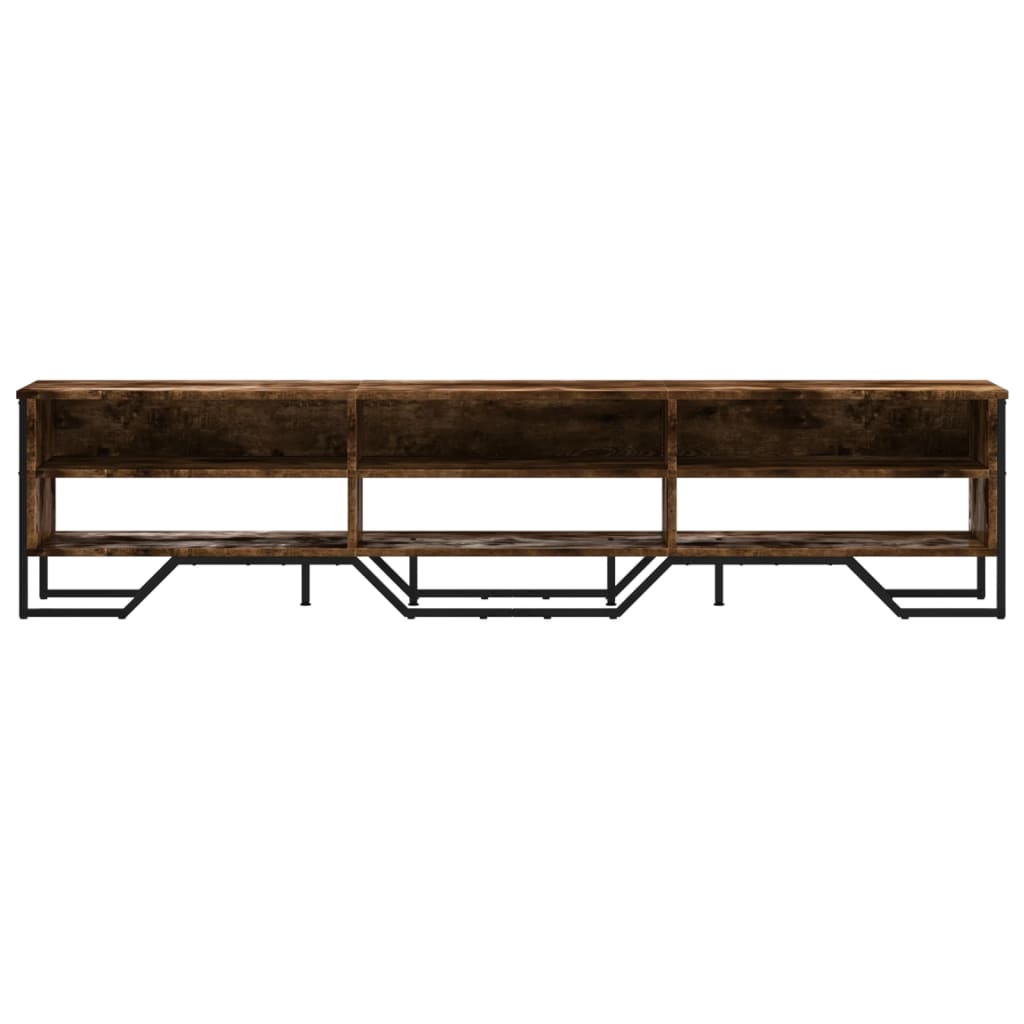 Dulap TV, stejar fumuriu, 180x34x41 cm, lemn prelucrat GartenMobel Dekor