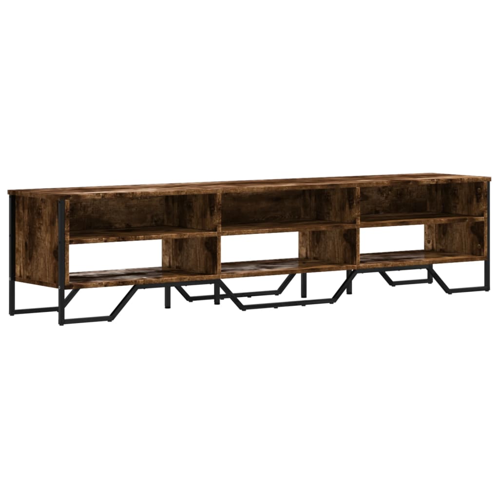 Dulap TV, stejar fumuriu, 180x34x41 cm, lemn prelucrat GartenMobel Dekor