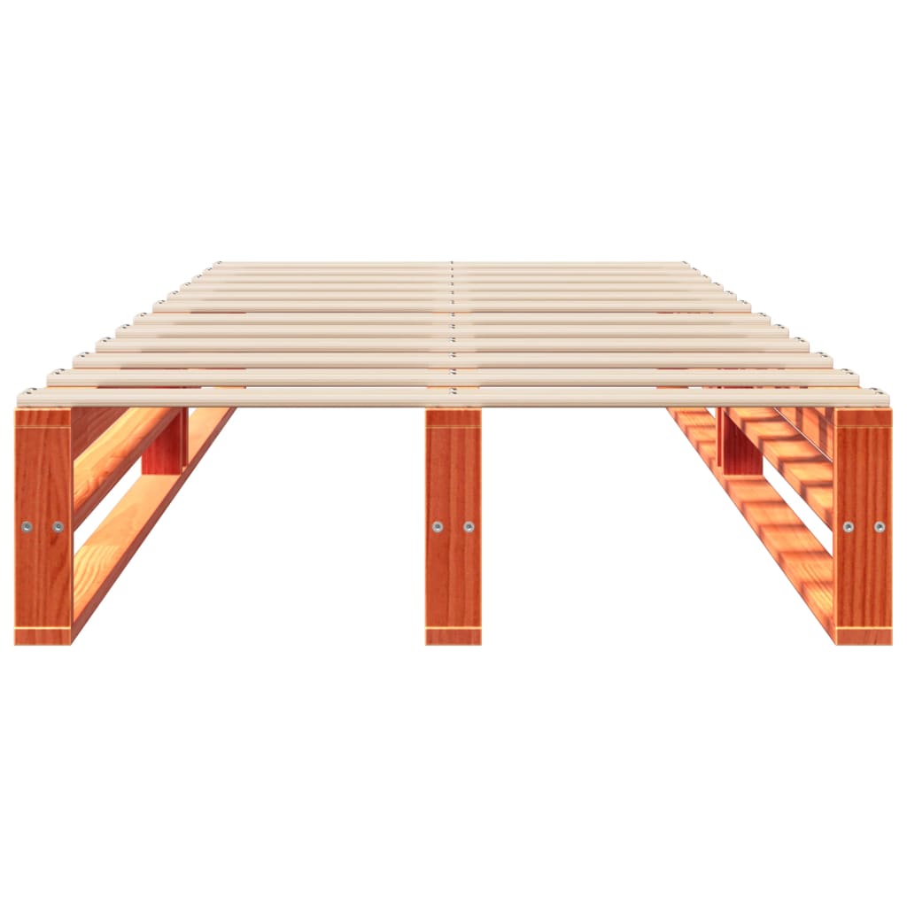 Pat de zi, maro ceruit, 90x190 cm, lemn masiv de pin GartenMobel Dekor