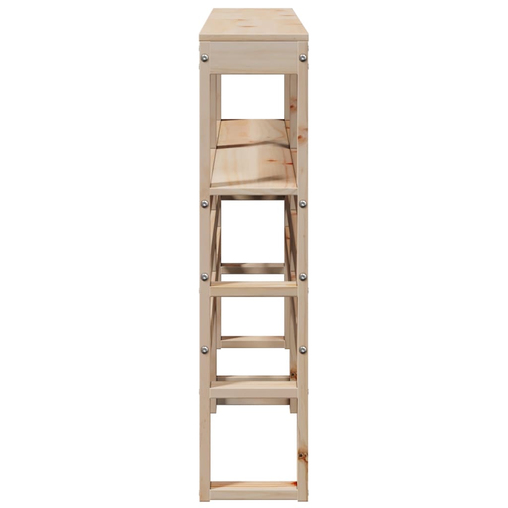 Tăblie de pat cu rafturi, 150 cm, lemn masiv de pin GartenMobel Dekor