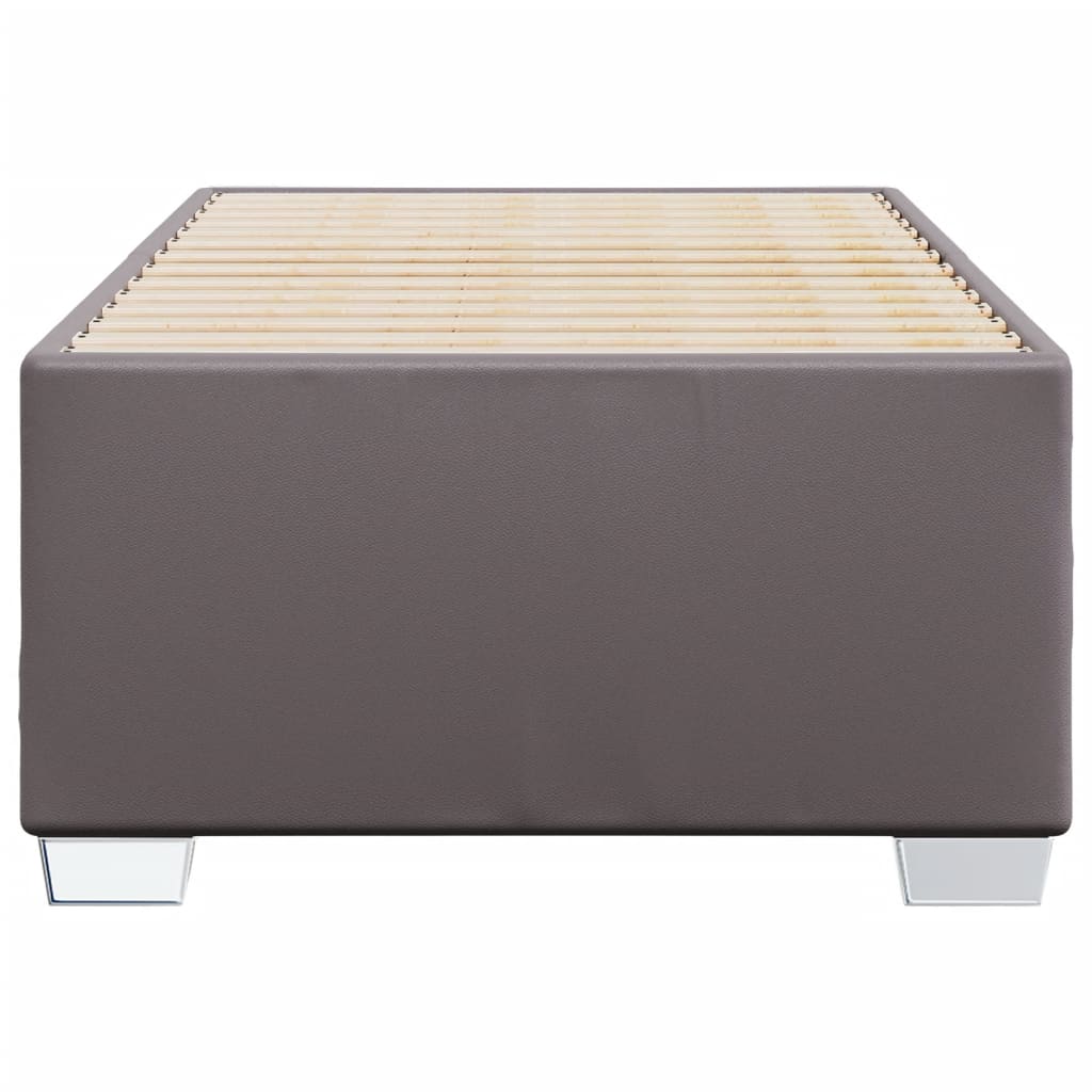 Cadru de pat, gri, 100x200 cm, piele ecologică GartenMobel Dekor