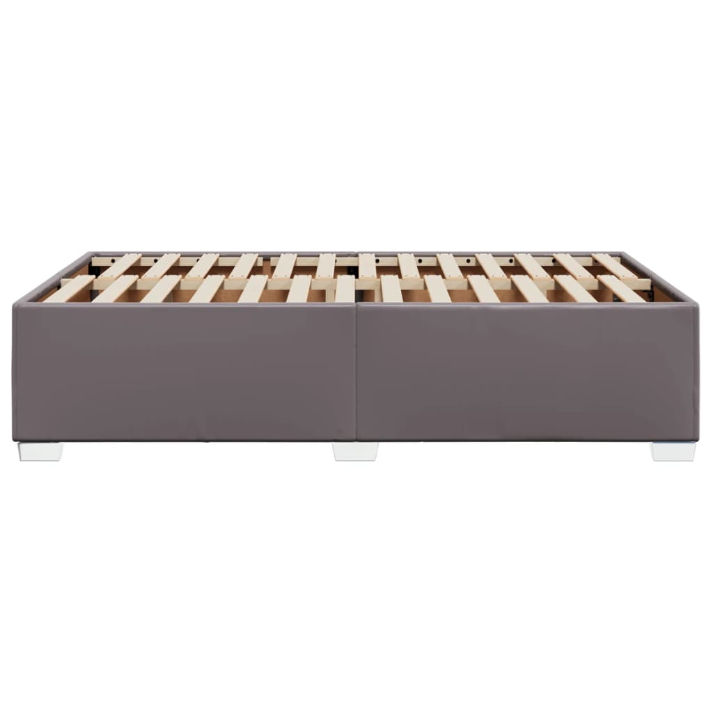 Cadru de pat, gri, 120x200 cm, piele ecologică GartenMobel Dekor