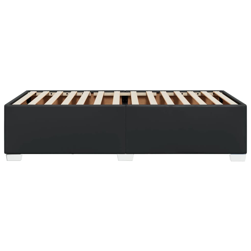 Cadru de pat, negru, 80x200 cm, piele ecologică GartenMobel Dekor