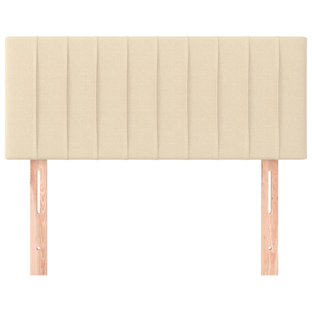 Tăblie de pat, crem, 90x5x78/88 cm, textil GartenMobel Dekor