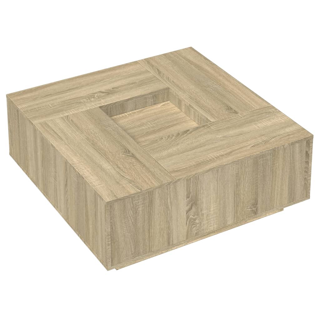 Măsuță de cafea stejar sonoma 100x100x40 cm lemn prelucrat GartenMobel Dekor