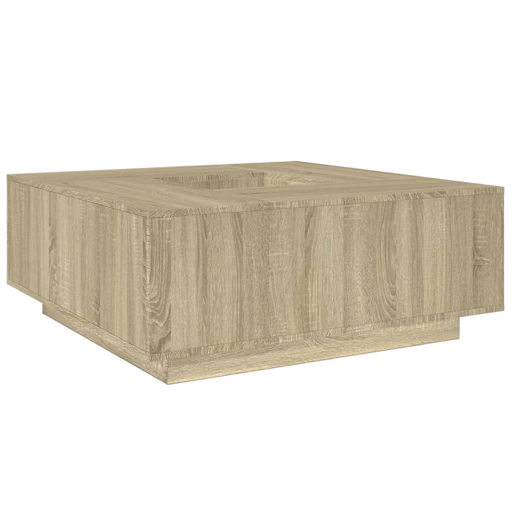 Măsuță de cafea stejar sonoma 100x100x40 cm lemn prelucrat GartenMobel Dekor