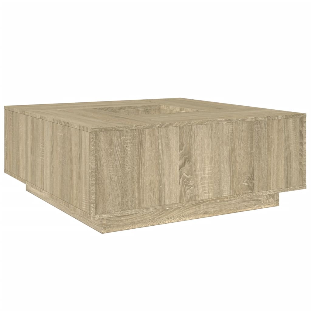Măsuță de cafea stejar sonoma 100x100x40 cm lemn prelucrat GartenMobel Dekor