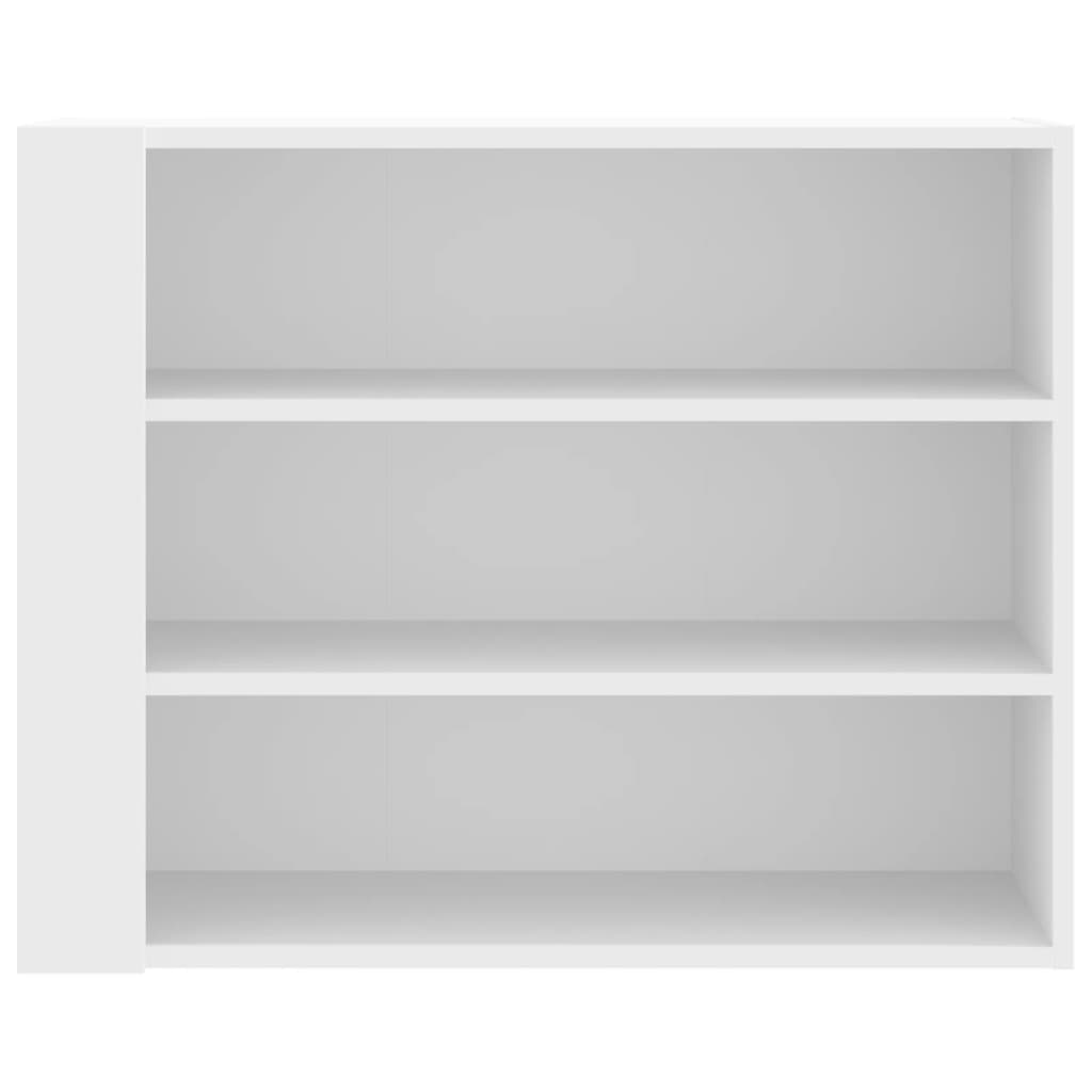 Dulap de perete, alb, 75x35x60 cm, lemn prelucrat GartenMobel Dekor