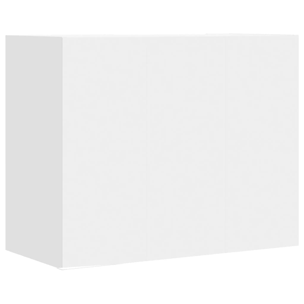 Dulap de perete, alb, 75x35x60 cm, lemn prelucrat GartenMobel Dekor