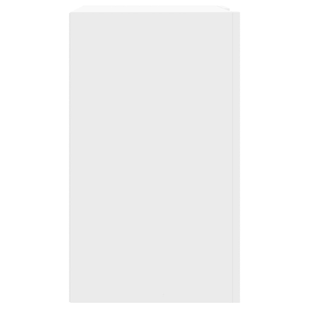 Dulap de perete, alb, 75x35x60 cm, lemn prelucrat GartenMobel Dekor