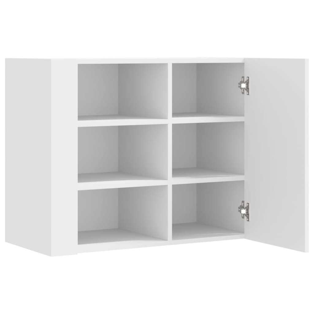 Dulap de perete, alb, 75x35x60 cm, lemn prelucrat GartenMobel Dekor