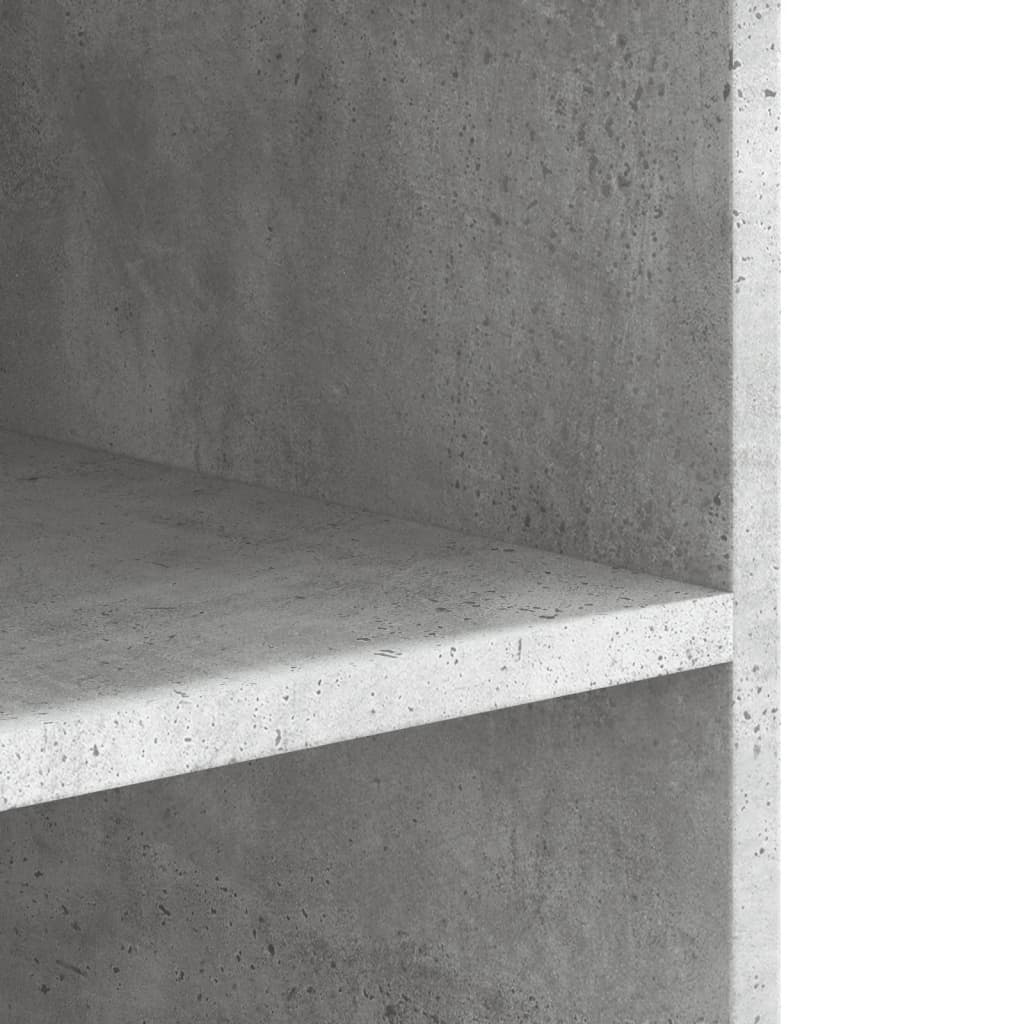 Dulap de perete, gri beton, 75x35x60 cm, lemn prelucrat GartenMobel Dekor