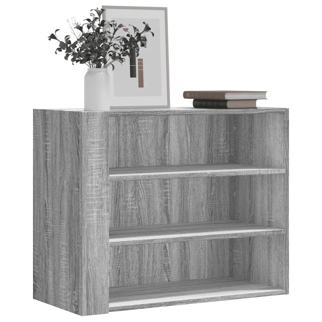 Dulap de perete, gri sonoma, 75x35x60 cm, lemn compozit GartenMobel Dekor