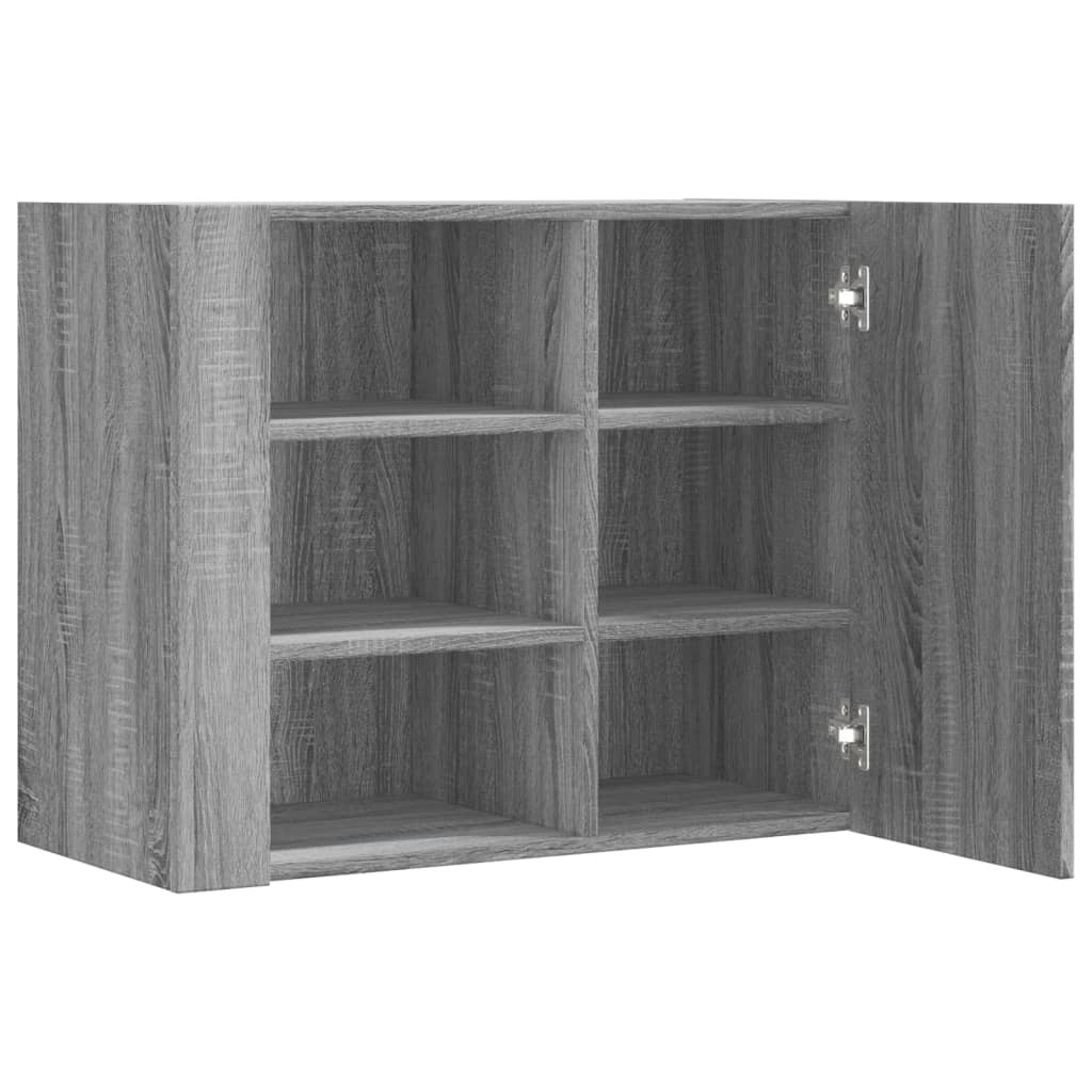 Dulap de perete, gri sonoma, 75x35x60 cm, lemn compozit GartenMobel Dekor
