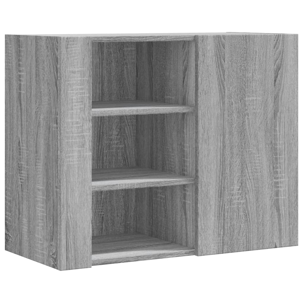 Dulap de perete, gri sonoma, 75x35x60 cm, lemn compozit GartenMobel Dekor