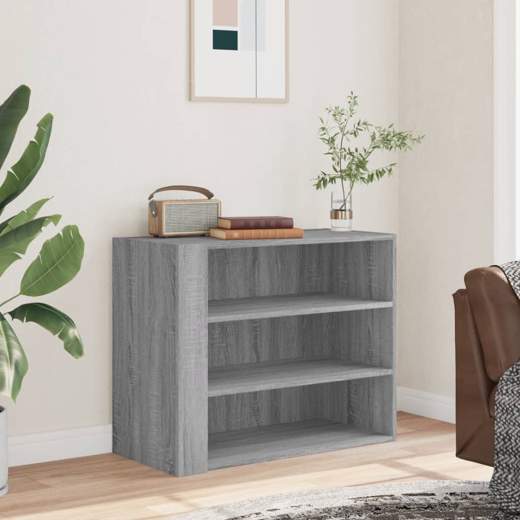 Dulap de perete, gri sonoma, 75x35x60 cm, lemn compozit GartenMobel Dekor