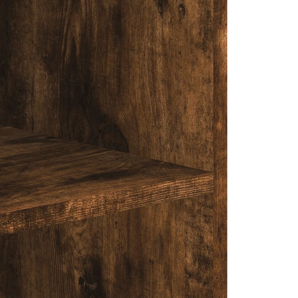 Dulap de perete, stejar fumuriu, 75x35x60 cm, lemn prelucrat GartenMobel Dekor