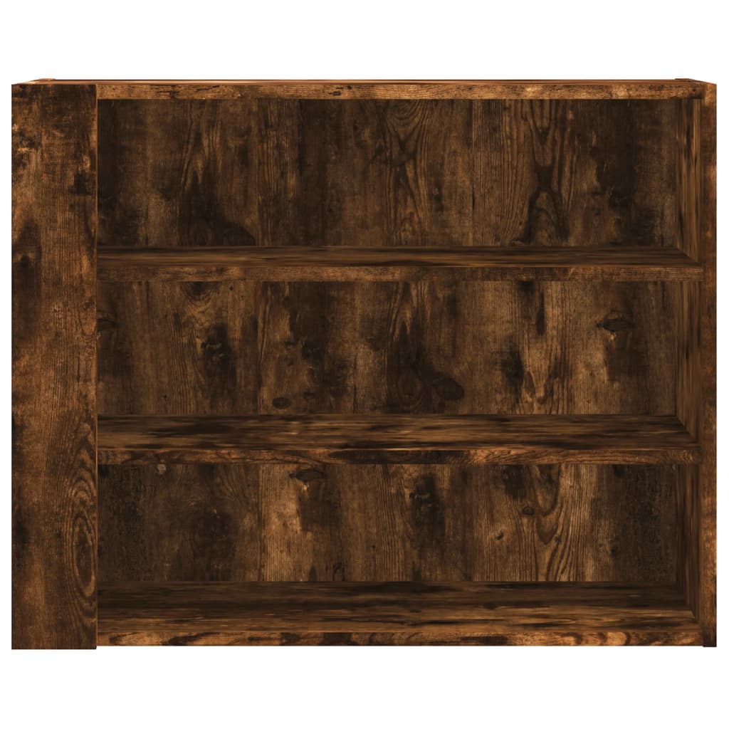 Dulap de perete, stejar fumuriu, 75x35x60 cm, lemn prelucrat GartenMobel Dekor