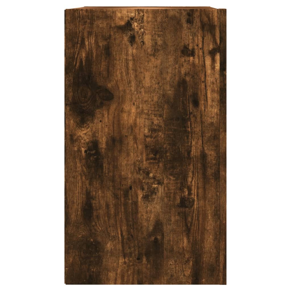 Dulap de perete, stejar fumuriu, 75x35x60 cm, lemn prelucrat GartenMobel Dekor