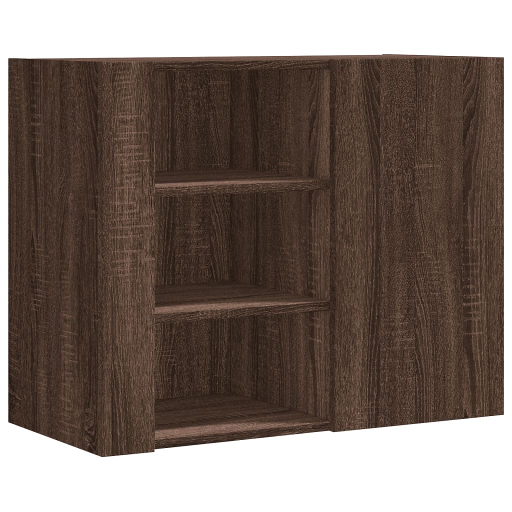 Dulap de perete, stejar maro, 75x35x60 cm, lemn compozit GartenMobel Dekor