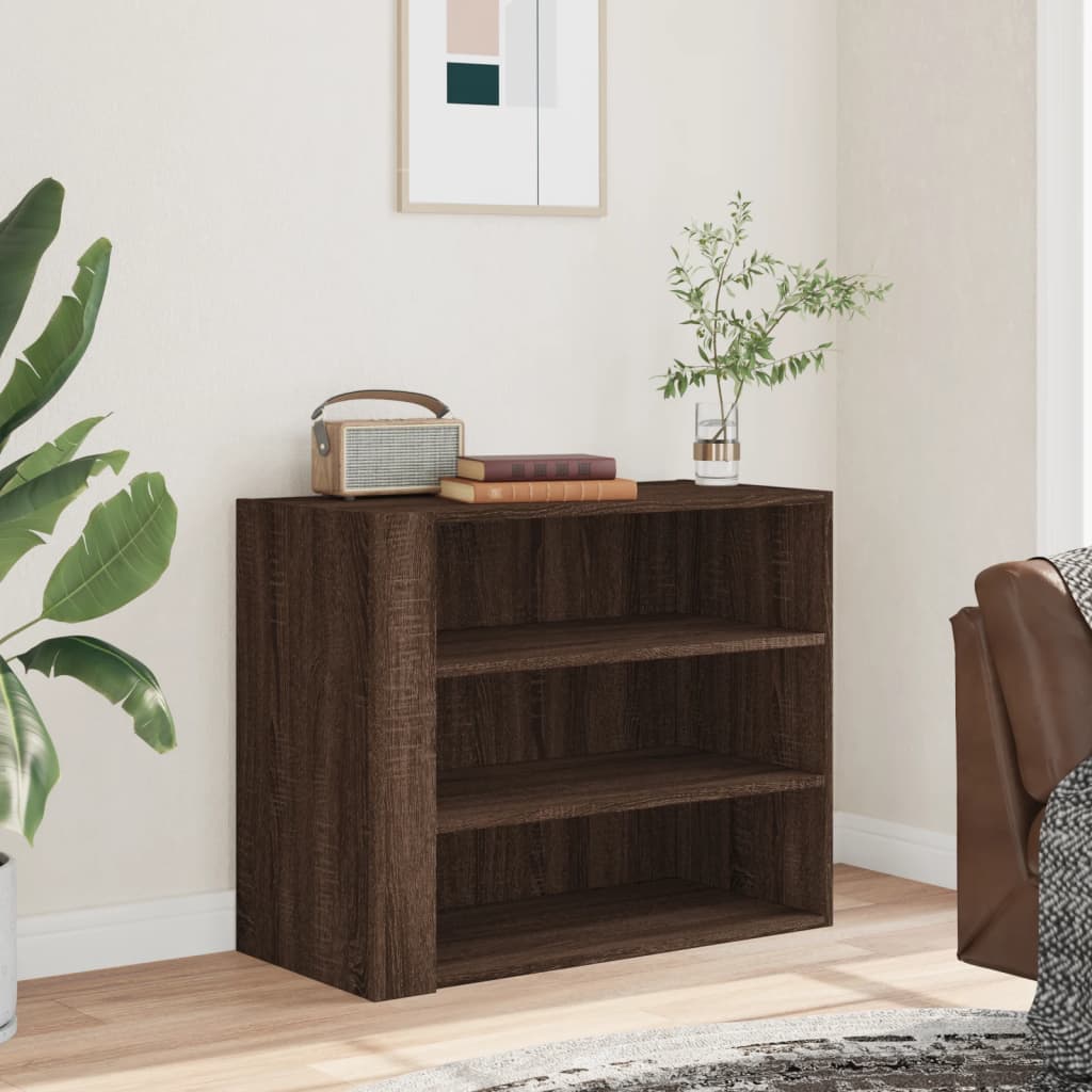 Dulap de perete, stejar maro, 75x35x60 cm, lemn compozit GartenMobel Dekor