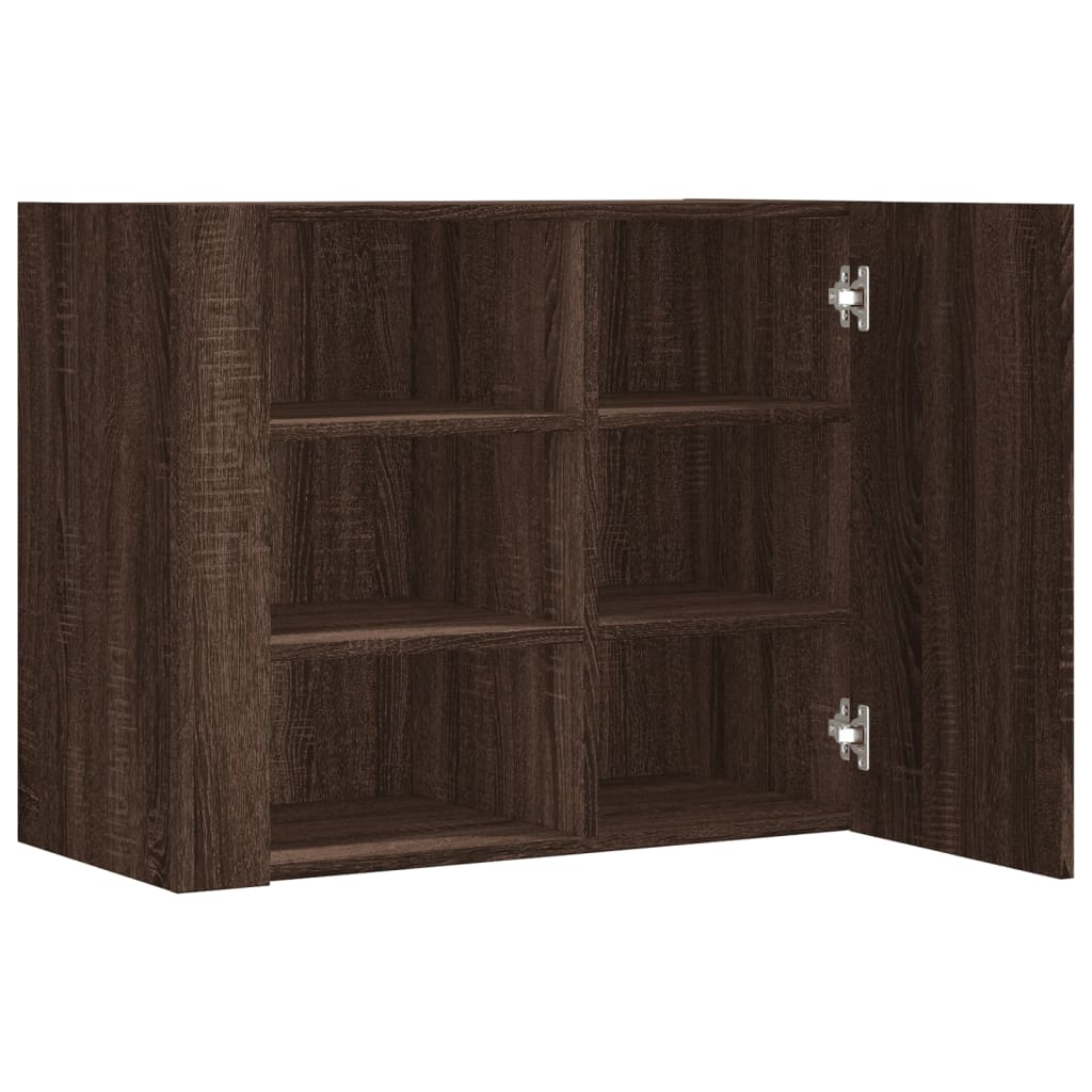 Dulap de perete, stejar maro, 75x35x60 cm, lemn compozit GartenMobel Dekor