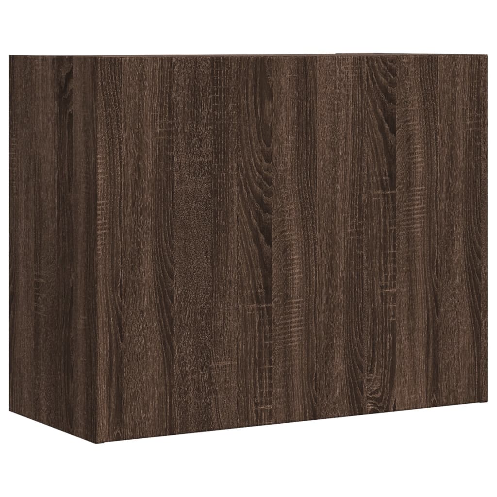 Dulap de perete, stejar maro, 75x35x60 cm, lemn compozit GartenMobel Dekor