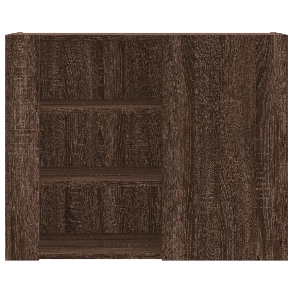 Dulap de perete, stejar maro, 75x35x60 cm, lemn compozit GartenMobel Dekor