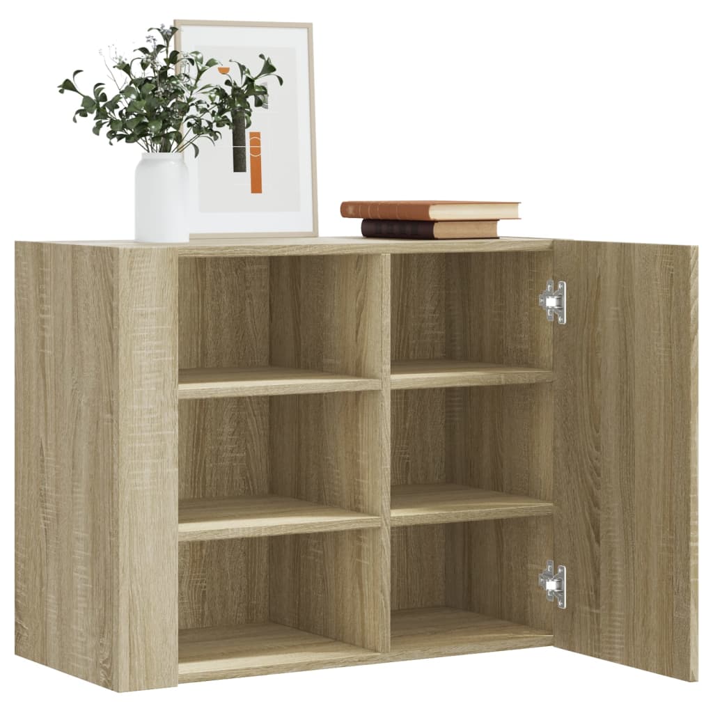 Dulap de perete, stejar sonoma, 75x35x60 cm, lemn prelucrat GartenMobel Dekor