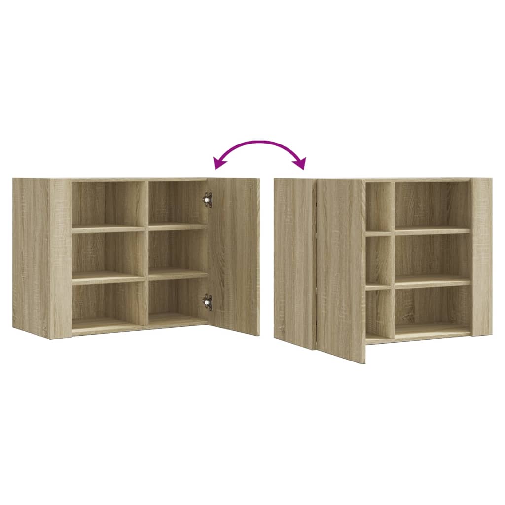 Dulap de perete, stejar sonoma, 75x35x60 cm, lemn prelucrat GartenMobel Dekor