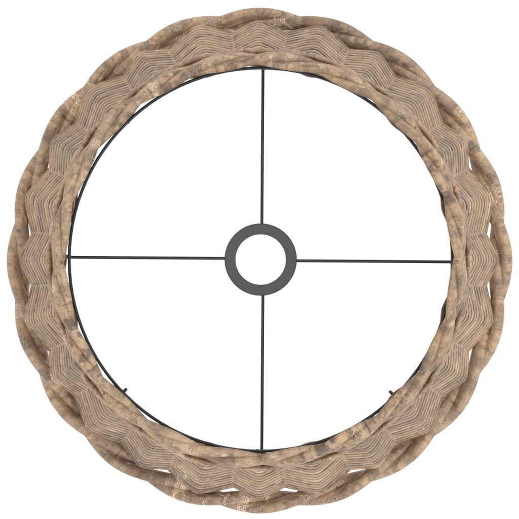 Abajur veioză, maro, Ø40x26 cm, răchită GartenMobel Dekor