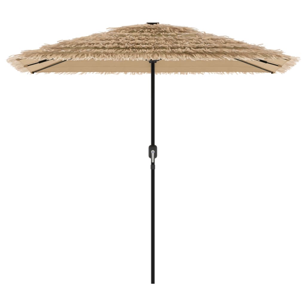 Umbrelă soare de grădină cu stâlp din oțel, maro 248x248x248 cm GartenMobel Dekor