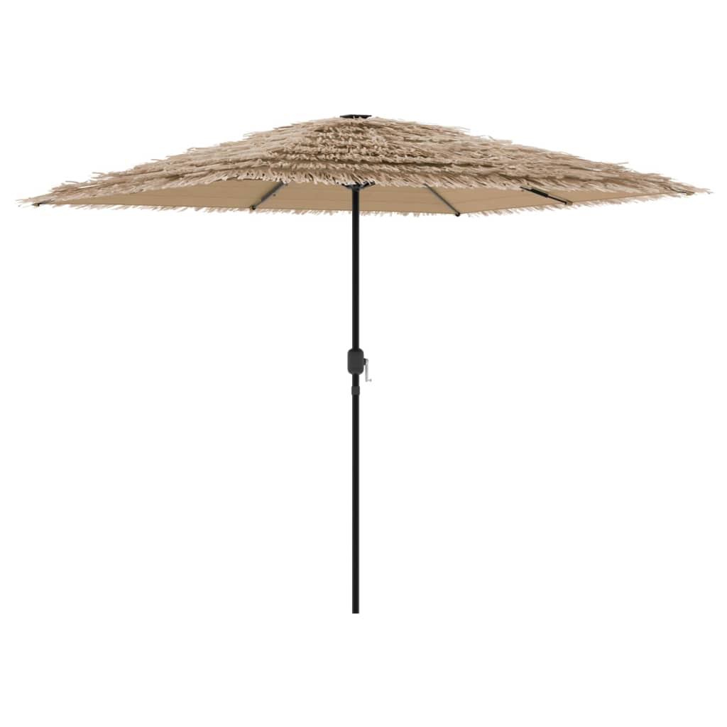 Umbrelă soare de grădină cu stâlp din oțel, maro 248x248x248 cm GartenMobel Dekor