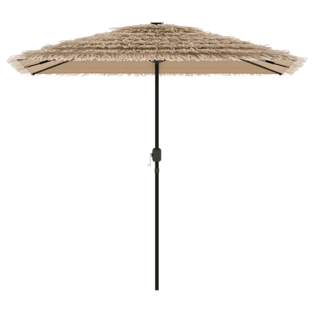 Umbrelă soare de grădină cu stâlp din oțel, maro 248x248x248 cm GartenMobel Dekor
