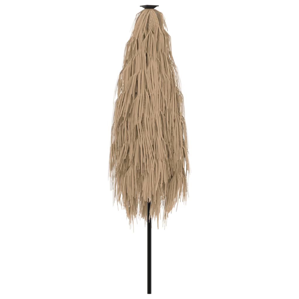 Umbrelă soare de grădină cu stâlp din oțel, maro 248x248x248 cm GartenMobel Dekor