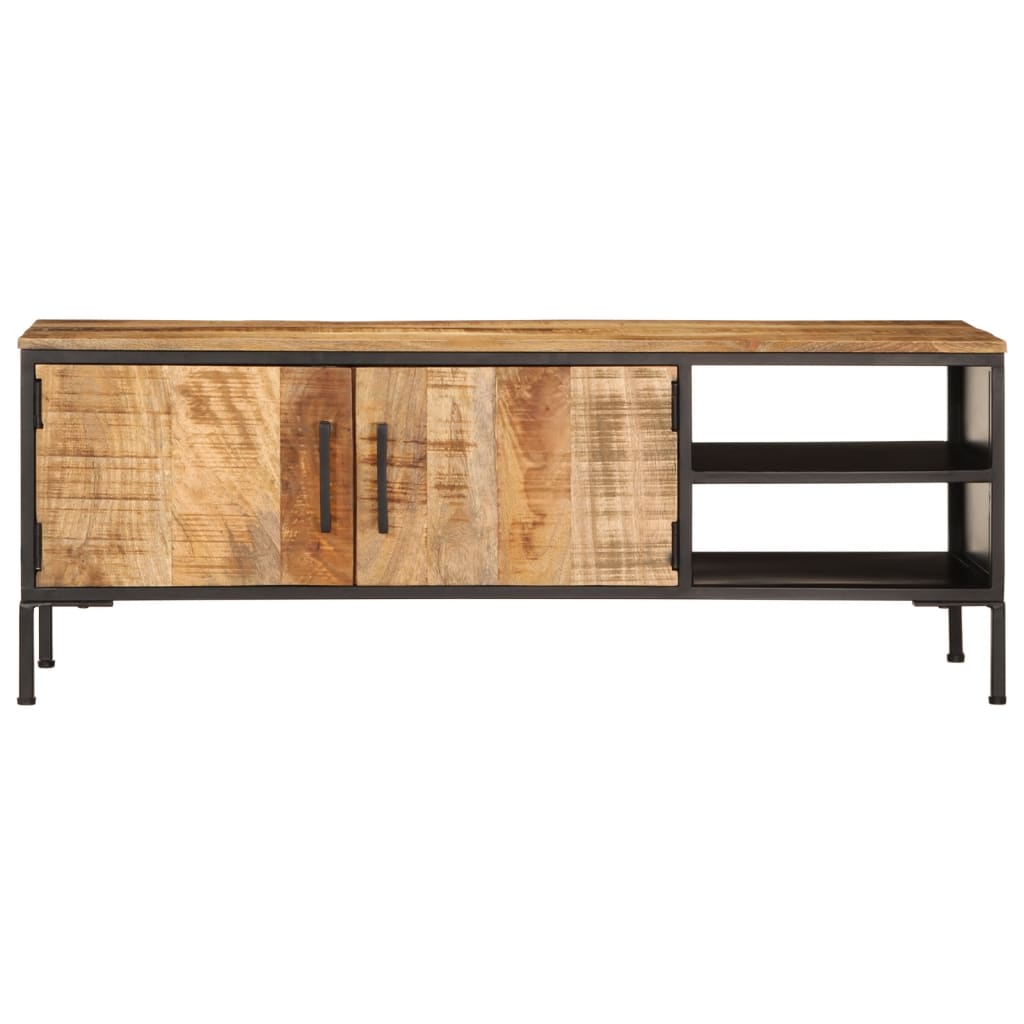 Dulap TV, 110x35x40 cm, lemn masiv de mango brut GartenMobel Dekor