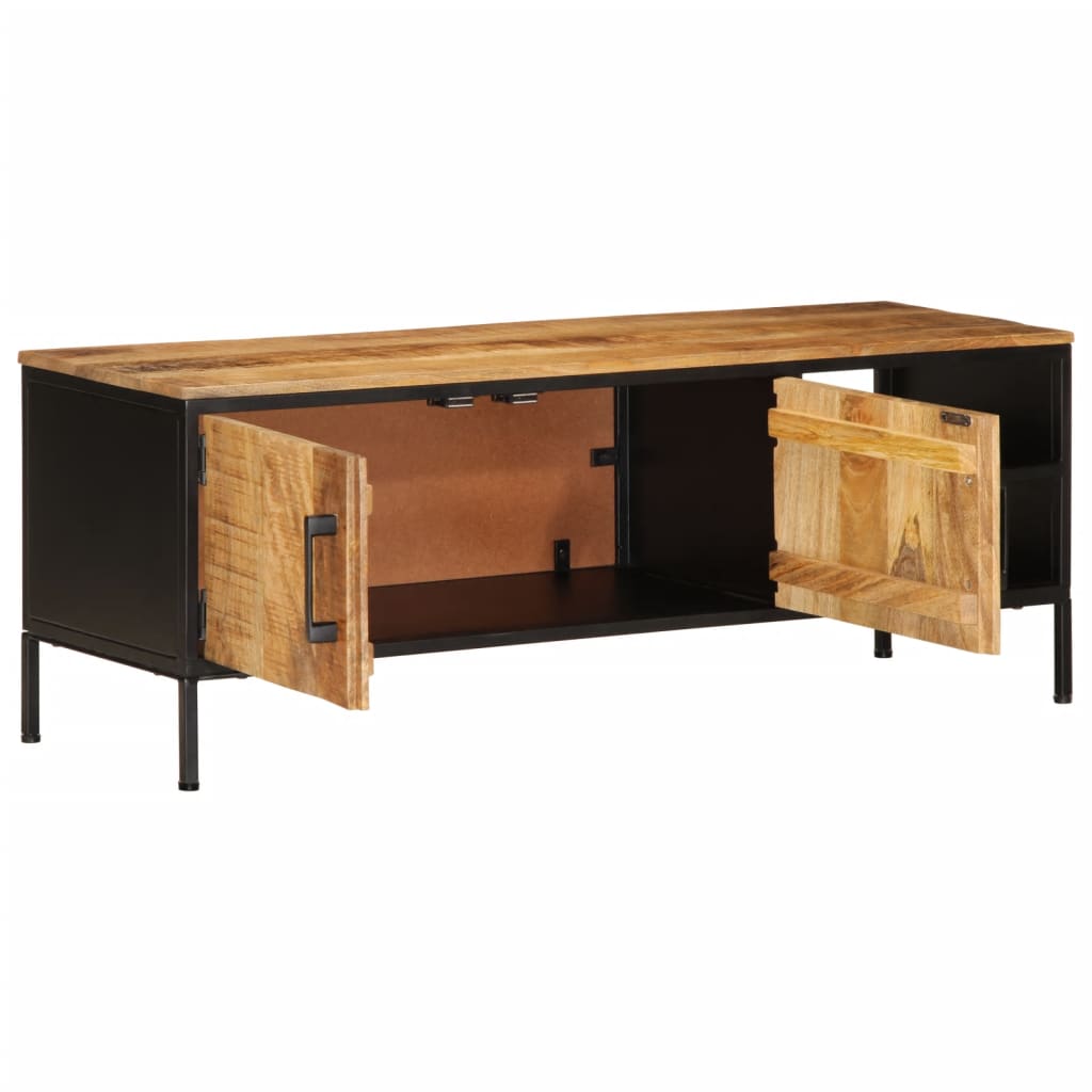 Dulap TV, 110x35x40 cm, lemn masiv de mango brut GartenMobel Dekor