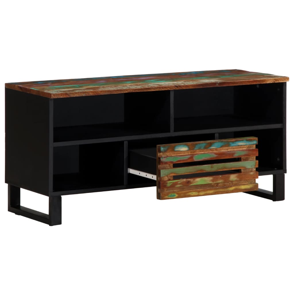 Dulap TV, 100x34x46 cm, lemn masiv de acacia GartenMobel Dekor