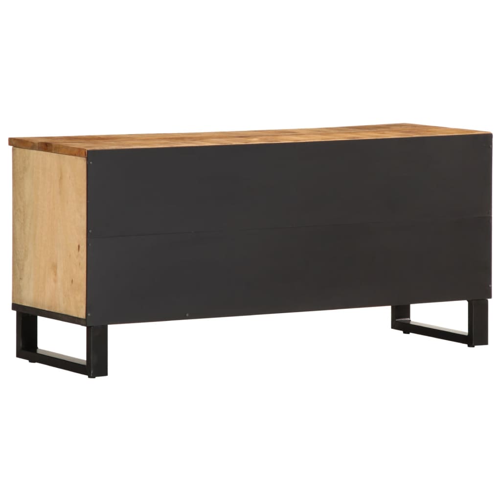 Dulap TV, 100x34x46 cm, lemn masiv mango brut GartenMobel Dekor