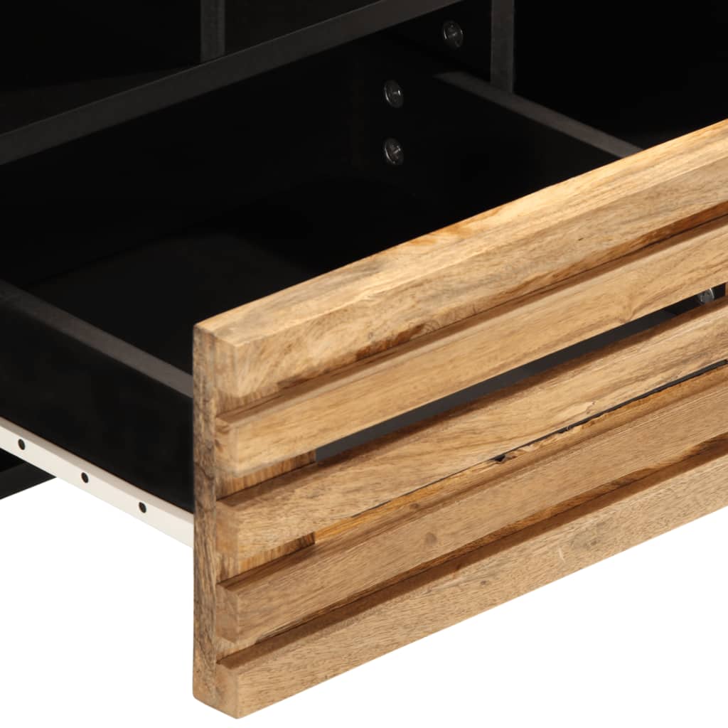 Dulap TV, 100x34x46 cm, lemn masiv mango brut GartenMobel Dekor