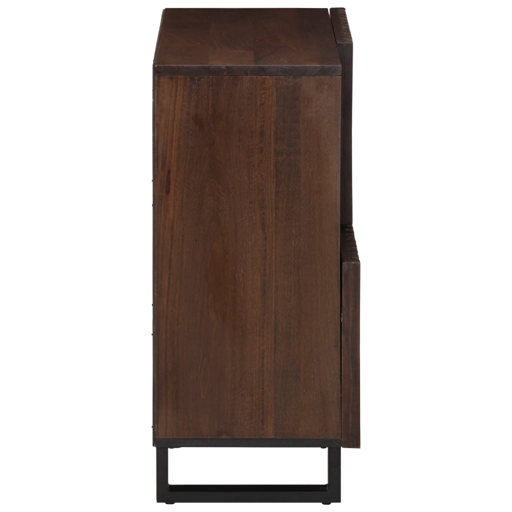 Dulap, maro, 80x34x75 cm, lemn masiv de mango GartenMobel Dekor