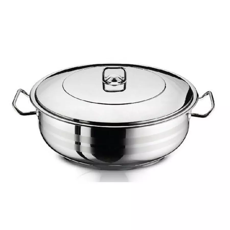 Arian Oală pentru prăjit din oțel inoxidabil 32*12 cm, 8,5 litri Handy KitchenServ