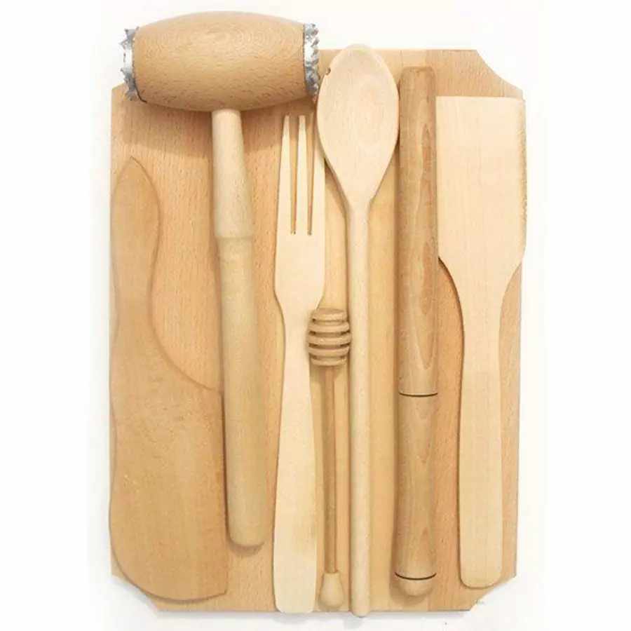 Set de bucătărie din lemn, 7 piese Handy KitchenServ