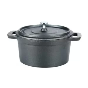 Mini oală din fontă 14*7 cm (pre-tratată) Handy KitchenServ