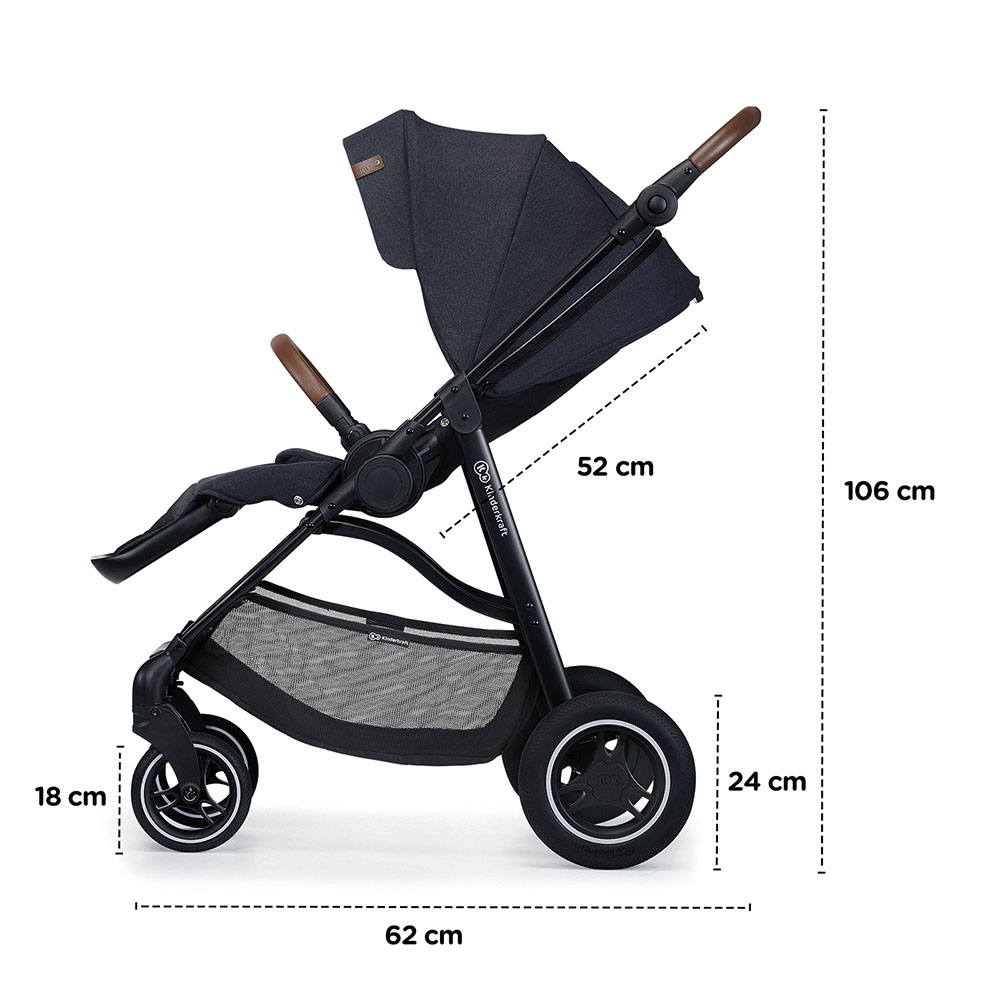 CARUCIOR KINDERKRAFT ALL ROAD, IMPERIAL BLUE SuperHeroes ToysZone