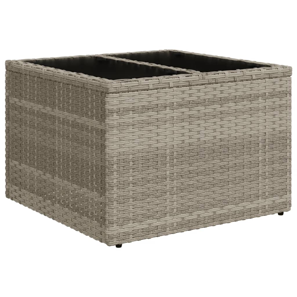 Set canapele de grădină cu perne 10 piese gri deschis poliratan GartenMobel Dekor